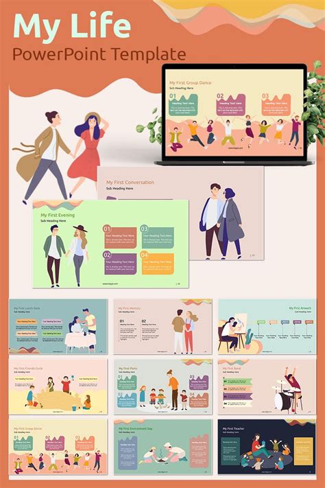 My Life Powerpoint Template Life Powerpoint Template Powerpoint Presentation Slides Design