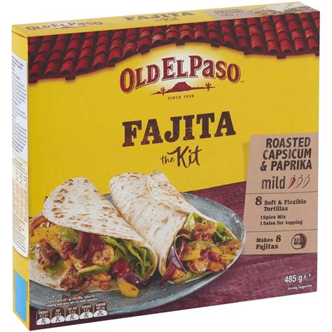 Old El Paso Fajita Dinner Kit Mexican Style 485g Woolworths