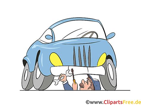 Als hilfsverb von vorliegen wird haben verwendet. Kfz-Reparatur, Autowerkstatt Bild, Illustration, Clipart ...