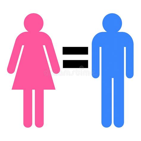 Men And Women Sex Equality Symbol Icon Stock Illustration Illustration Of Life Pink 238535870