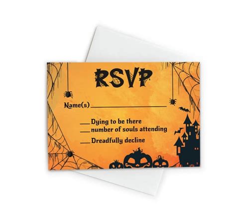 Shop For Halloween Rsvp Cards Bannerbuzz
