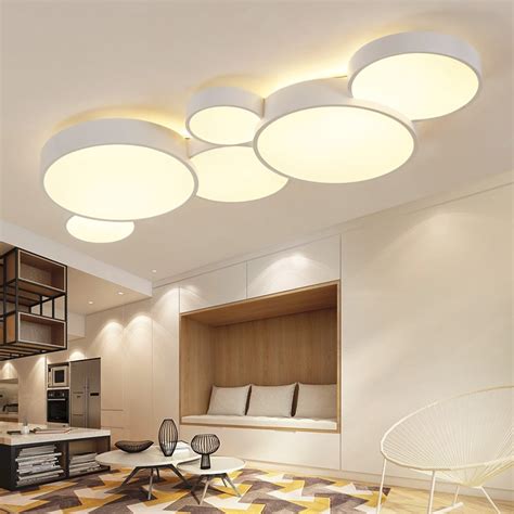 If so, here at lightingso.co.uk we have the best collection of different styles and colours of ceiling lights in the uk that all have slightly. 2018 Led Ceiling Lights For Home Dimming Living Room ...