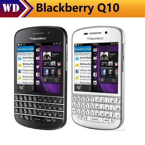 Original Unlocked Blackberry Q10 Mobile Phone 3g 4g Network 80mp Dual