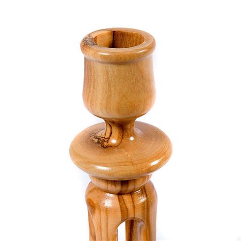 Modern Style Olive Wood Candle Holder Online Sales On Uk