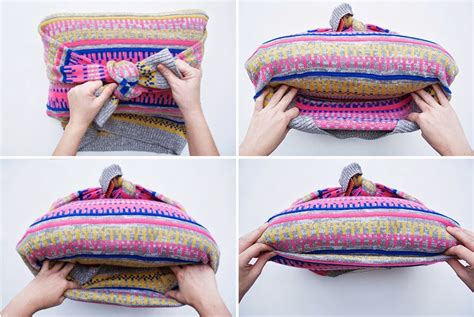 DIY How To Make Sweater Pillows The Prosperity Project