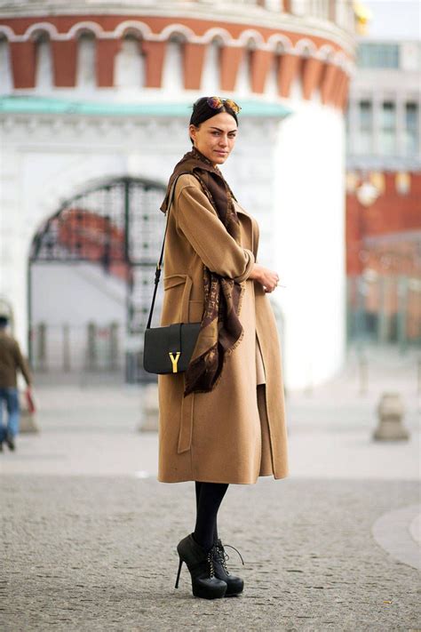 Moscow Street Style Best Street Style Looks From Moscow Fashion Week