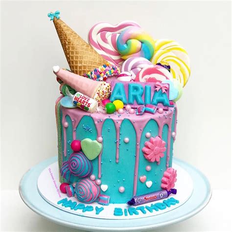 Big Birthday Cake Candy Birthday Cakes Candy Cakes Birthday Ideas