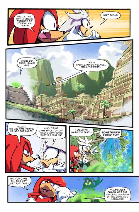 Knuckles And Silver Team Up In Second Sonic Forces Prequel Comic