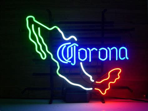 Neon Sign New Corona Extra Mexico Cerveza Signboard Real Glass Beer Bar