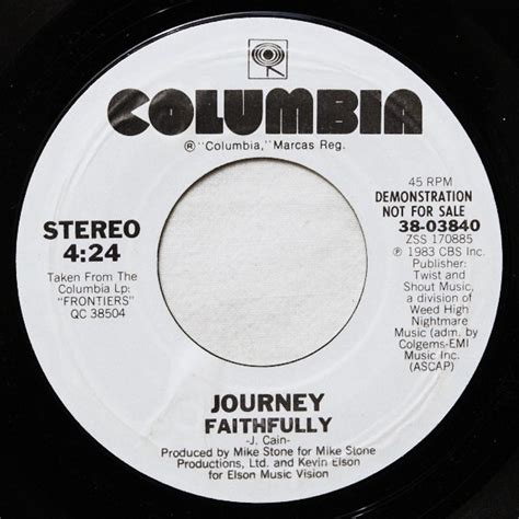 Journey Faithfully 1983 Vinyl Discogs