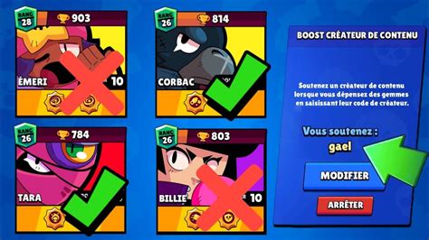 You can play 3vs3 with your friends, or play the survival section where 10 people participated. BRAWL STARS - LA FIN DE BILLIE !! NOUVEL ÉQUILIBRAGE DU 9 ...