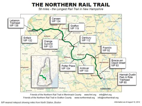 The Northern Rail Trail Map Northern Rail Trail Maps Trail Images And