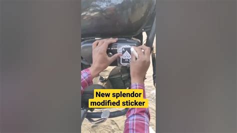 Splendor Modified Hukum Ka Ikka Sticker Shortssplendorbikelover