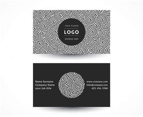 Circle Business Card Free Download Circle Business Cards Business