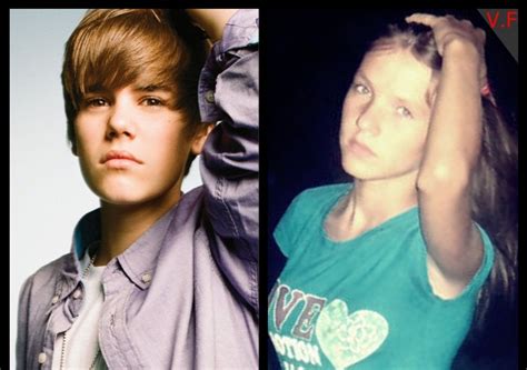 Ohh Gosh This Girl Is Luky She Looks Like Justin Bieber I Want To Be