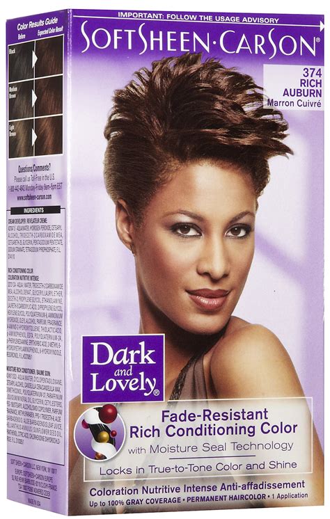 Dark And Lovely Fade Resistant Rich Conditioning Color 374 Rich Auburn