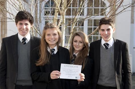 Students From Sevenoaks School Sixth Form Proudly Hold Up A Wlt
