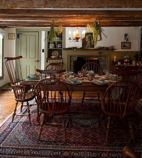 English Country Style Dining Room Antiques Country Cottage