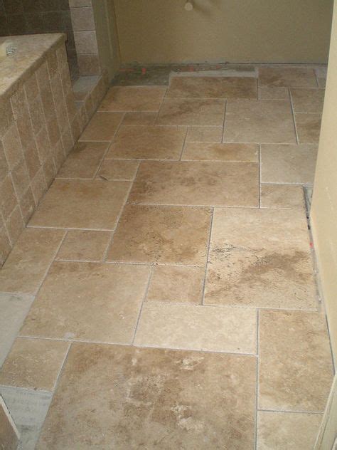 Travertine Random Floor Tiles Travertine Bathroom Rustic Tile