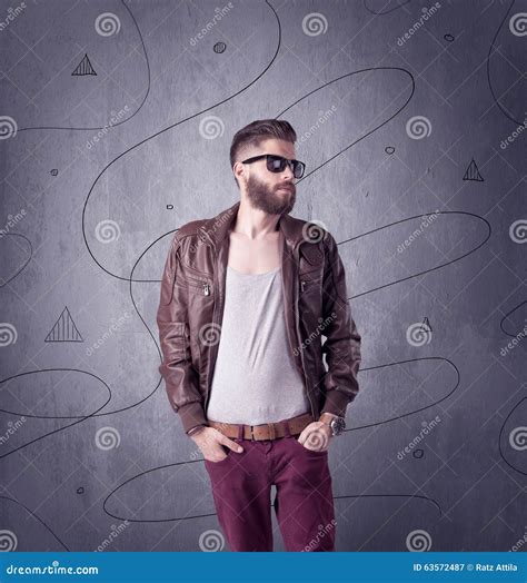 Hipster Guy With Beard And Vintage Camera Stock Image Image Of Cool