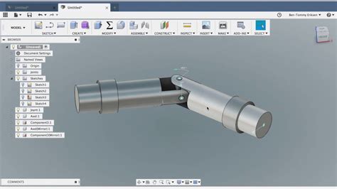Universal Joints In Fusion 360 Tutorial Youtube