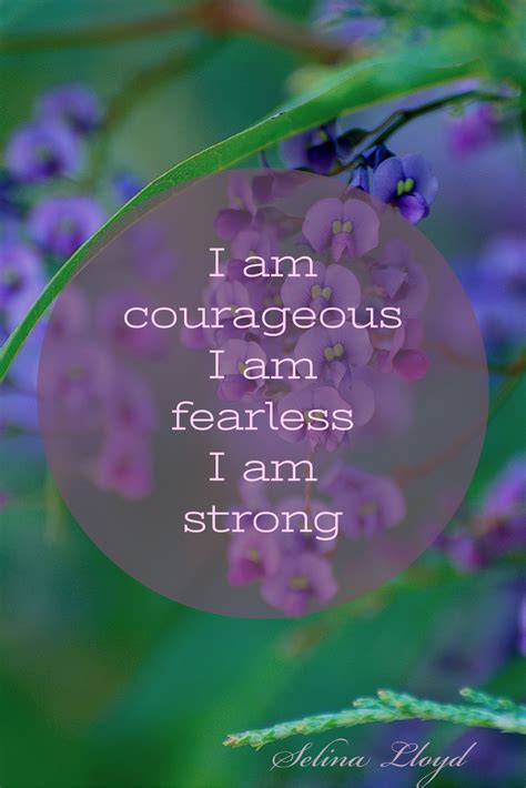 Affirmation I Am Courageous I Am Fearless I Am Strong Positive