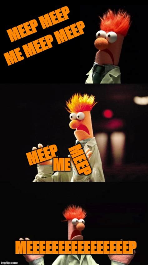 Beaker Muppet Meep