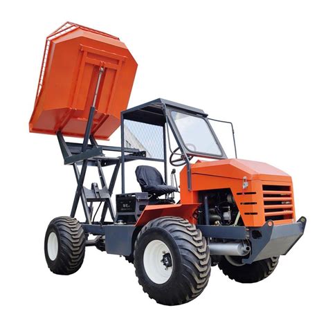 Palm Garden 4wd Articulated Transport Tractor With Lift Container