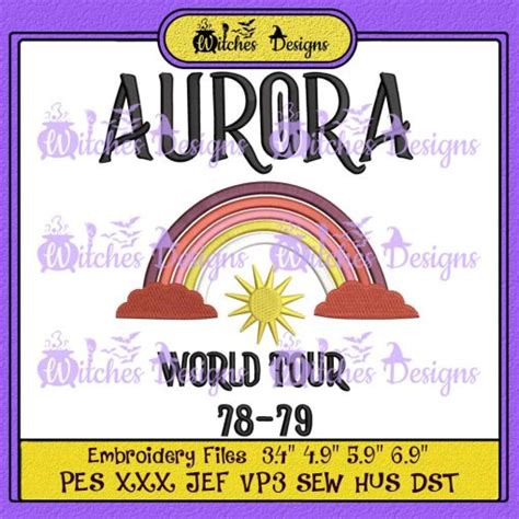 Daisy Jones And The Six Summer 1979 Embroidery Aurora World Tour