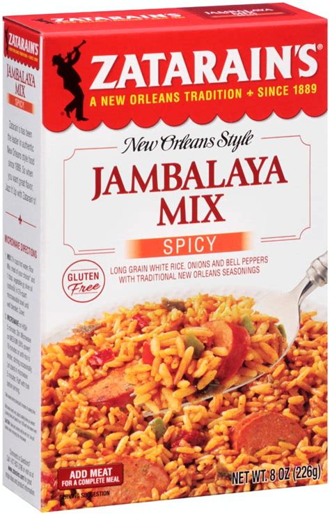Zatarains Jambalaya Mix Spicy 8 Oz