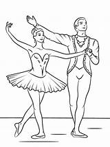 Ballerina Coloring Ballet Dance Worksheet sketch template