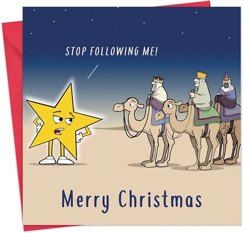 twizler funny christmas card with 3 wise men stalkers merry christmas card humour christmas