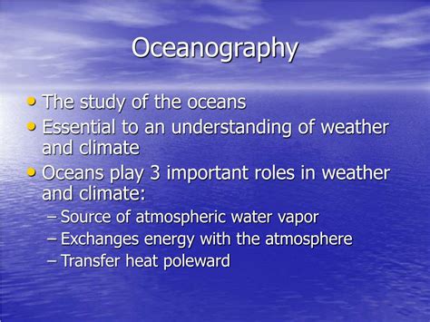 Ppt Oceanography Powerpoint Presentation Free Download Id76982