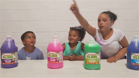 New Crazy Art Nickelodeon Slime Four Gallons Of Glue Youtube