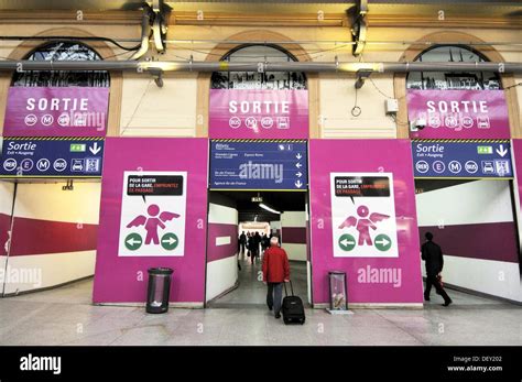 St Lazare Railway Station Paris France Stock Photo Alamy