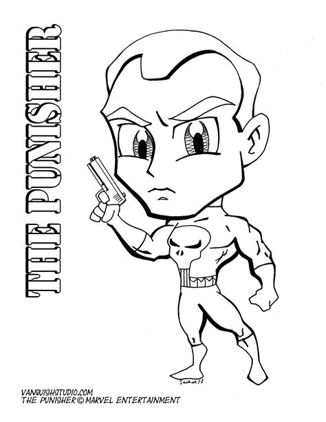 Punisher Symbol Coloring Pages Coloring Pages