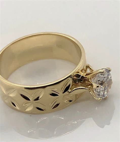 9ct Gold Ladies Cubic Zirconia Ring 008 Stonex Jewellers