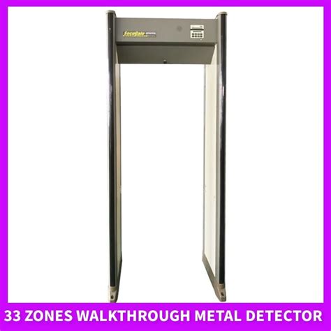 33 Zones Professional Door Frame Metal Detector Security Gate Archway