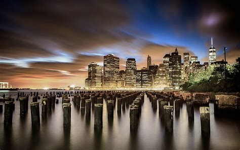 맨하탄 세계 뉴욕 도시 풍경 맨해튼 Hd 배경 화면 Wallpaperbetter