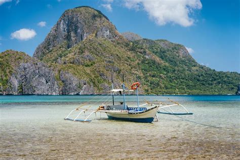 Palawan Island Philippines Low Angle View Of Traditional Filippino