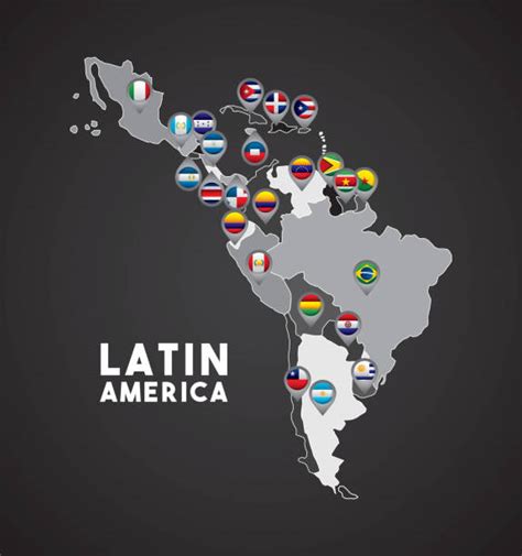 Top Latin American Map Clip Art Vector Graphics And Illustrations Istock