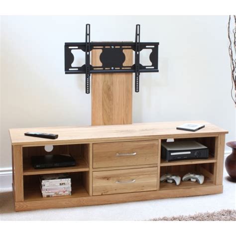 A lovable tv stand with mount because of its good potential is the husky mount mobile tv stand. Mobel Oak Flat Screen TV Stand with Mount