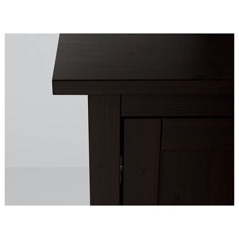 Hemnes Sideboard Black Brown 157x88 Cm Ikea