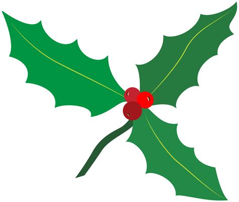 Clipart Holly Leaf