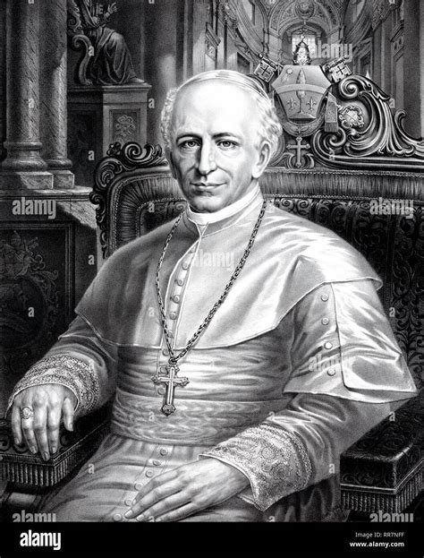 His Holiness Pope Leo Xiii Stock Photo Alamy