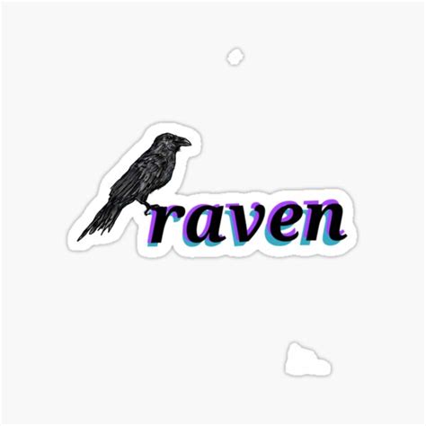Raven Sticker For Sale By Lancelotuss Redbubble