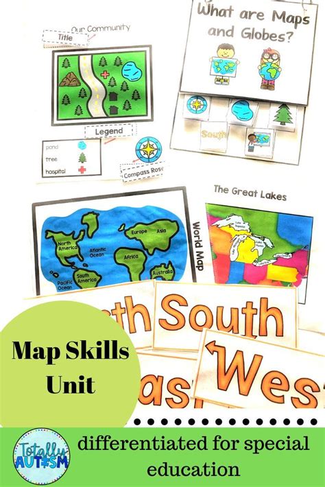 Differentiated Map Skills Unit For Special Education Hands On And