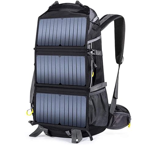 Eceen Backpack With 20w Solar Charger Solar Powered Backpack Solar