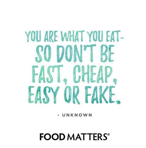 Food Matters Nutritionist Quotes Real