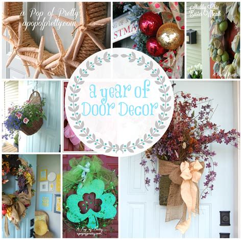 Make your front door fab | blinds.com. A Year of DIY Wreaths / Door Decor {How to make a wreath ...